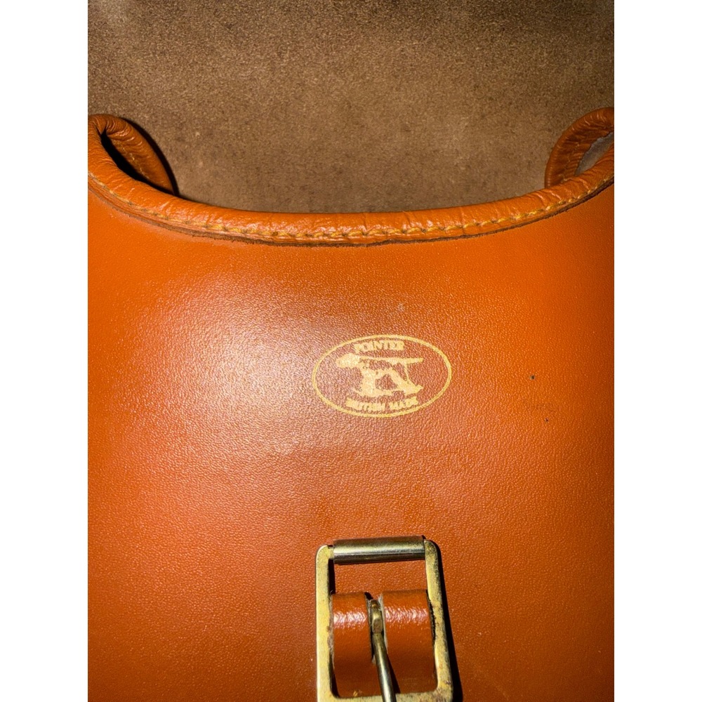 Pointer Saddle Bag Womens Medium Tan Leather Good… - image 7